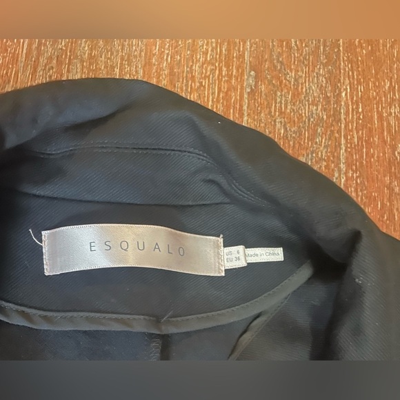 Esqualo Twill Blazer - Black - Size 6 - Picture 5 of 8